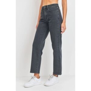 Stitch Fix Just USA High Rise Straight Leg Grey Denim Jeans 14